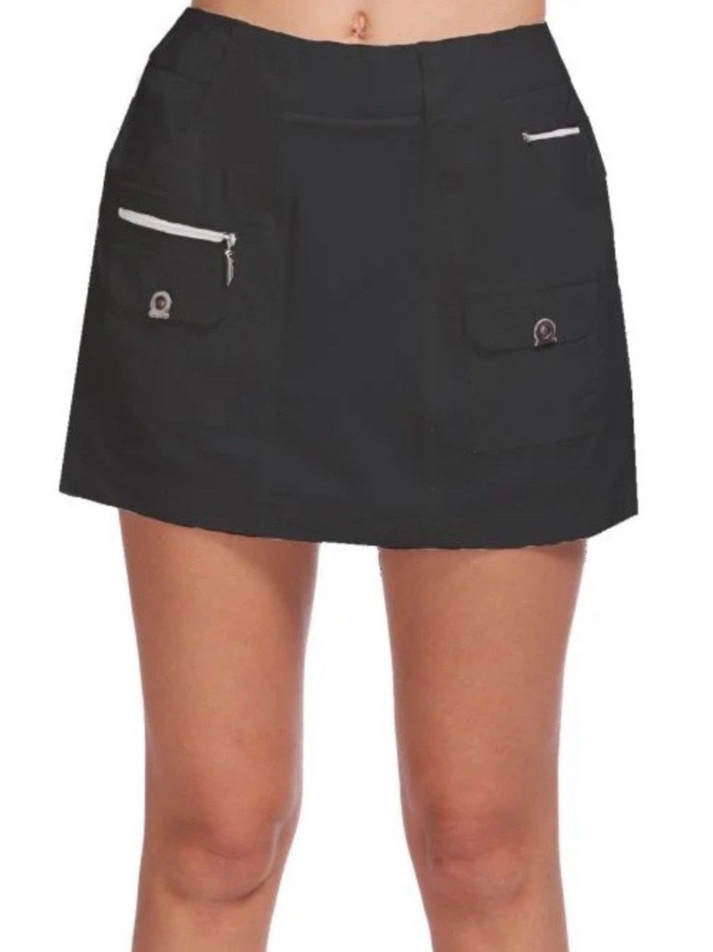 Jamie Sadock Golf Skort with Zip and Flap Pockets